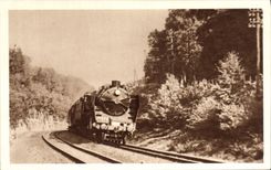 CPA Train Locomotive Chemin de fer du Nord Train express 312 Lille Paris 