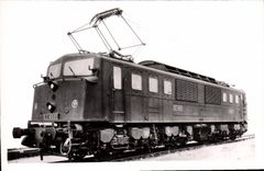 VINTAGE POSTCARD Electric Train Engine Standard coconut 6001