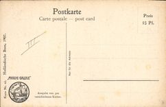 VINTAGE POSTCARD Sailing Boat Netherlands 1907