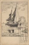 CPA Bateau Voilier 