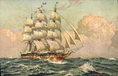 CPA Bateau Voilier 