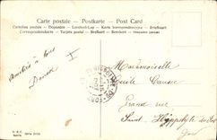 CPA Femme Nu erotique