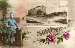 CPA Militaria Caserne Castelnaudary Caserne Lapasset