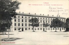 CPA Militaria Caserne Castelnaudary La caserne Batiment de gauche 