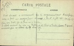 CPA Militaria Monument de la tranchee des baionnettes offert par les amis d'Amerique