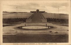 VINTAGE POSTCARD Militaria American Cemetery of Romagna View