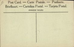 VINTAGE POSTCARD Militaria the flag of the American troops deposits with the Invalids June 1917