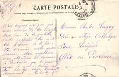 VINTAGE POSTCARD Bateau War Armours