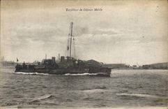 CPA Bateau Guerre Torpilleur de defense mobile 