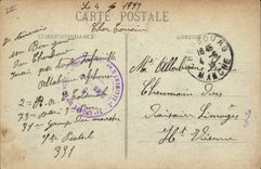 CPA Bateau Guerre Torpilleur de defense mobile 