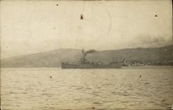 CARTE PHOTO Bateau Guerre 
