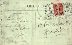 CPA Bateau Guerre Toulon la station des contre torpilleurs 