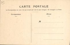 VINTAGE POSTCARD Bateau War has edge of a Lancement destroyer of a torpedo