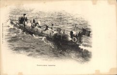 CPA Bateau Guerre Torpilleur vedette 
