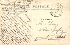 VINTAGE POSTCARD Bateau Toulon War the old men let us bridge military