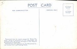 CPA Bateau Guerre British battleships at sea