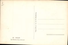 CPA Bateau Guerre Toulon la toilette d'un croiseur