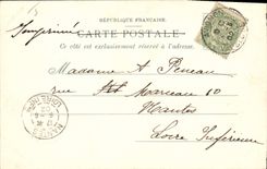 VINTAGE POSTCARD the Nimes theater