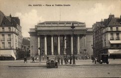 CPA Nantes Place et theatre Graslin 