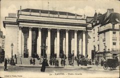 VINTAGE POSTCARD Nantes the Graslin theater