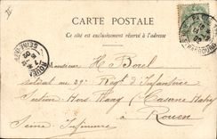 VINTAGE POSTCARD Paris the theater of the Champs Elysées the Marigny theater