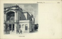 VINTAGE POSTCARD Layered branches the theater chart 189