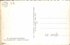 CPA Saint Paul De Vence La Colombe d'or Jardin Provencal