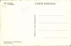 CPA Saint Paul de Vence La Fontaine