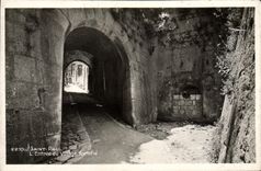 VINTAGE POSTCARD Saint Paul the entry of the village strengthens