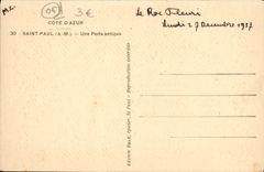 CPA Saint Paul Une Porte Antique