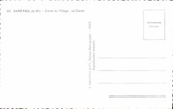 MODERN CARD Saint Paul Entered of the Village the gun