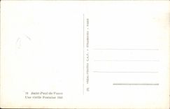 MODERN CARD Saint Paul de Vence an Old Fountain