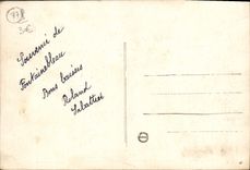 VINTAGE POSTCARD Palais of Fontainebleau Chambre has Coucher of Napoleon 1st