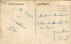 VINTAGE POSTCARD Palate of Fontainebleau Throne room