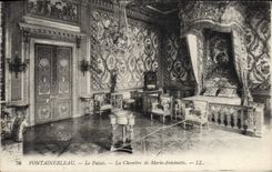 CPA Palais De Fontainebleau La chambre de Marie Antoinette