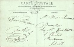 VINTAGE POSTCARD Palate De Fontainebleau the Pond with Carps