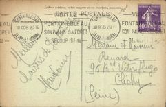 CPA Foret De Fontainebleau La fontaine des ermites