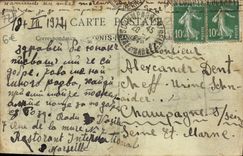 VINTAGE POSTCARD Moret On Loing Falls of Loing upstream of the bridge