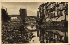 VINTAGE POSTCARD Sospel Bed of Bevera