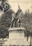 VINTAGE POSTCARD Monument of Fayette and Washington