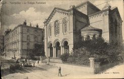VINTAGE POSTCARD Montpellier the Protestant Temple
