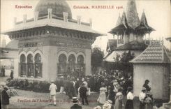CPA Exposition Marseille 1906 Pavillon de l'Amer picon Degustation gratuite