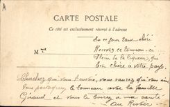 VINTAGE POSTCARD Brewery drinks the beer Alsace Woman