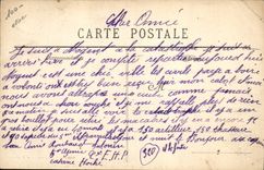 VINTAGE POSTCARD Nogent Brewery on the Seine the catastrophe of Malt factory