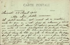 CPA Reims dans les ruines apres la retraite des Allemands Rue de l'etape Militaria Brasserie 