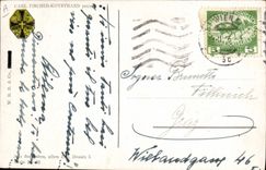 VINTAGE POSTCARD Brewery Carl Fischer Koystrand Men Beer