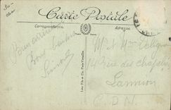 VINTAGE POSTCARD Brasserie Mans Places Republic towards the Gruber brewery