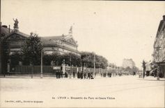VINTAGE POSTCARD Brewery Lyon Brewery of the Park and Vitton course