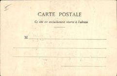 VINTAGE POSTCARD Train Engine Woman In the coach