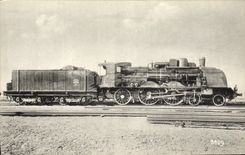 VINTAGE POSTCARD Train Engine of the South East Machine 221 B 11